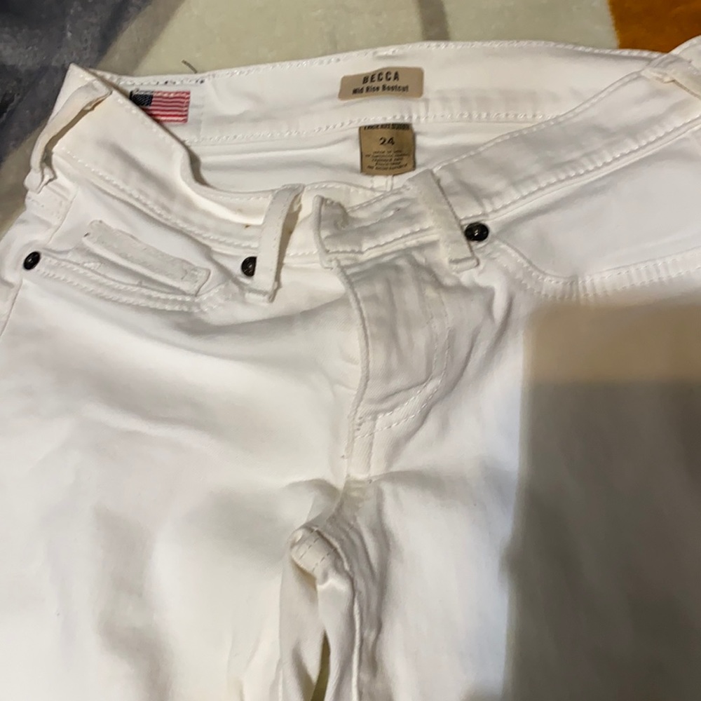 white true religion pants size 24